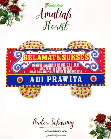 Papan Bunga Ucapan Selamat Sumbangtimun